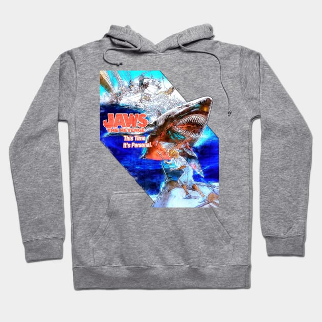 Shark Movie Design Hoodie by Exploitation-Vocation